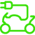 Icon MotorCycle Batteries Green